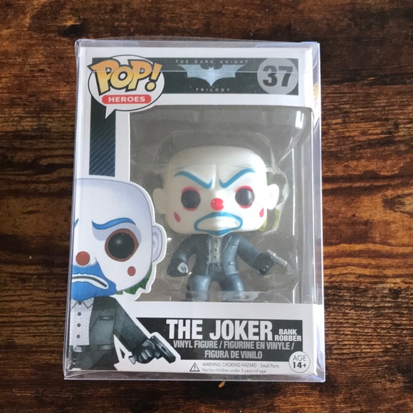 Funko Other - Funko Pop! Vinyl: DC Comics - The Joker (Bank Robber) #37 Pop Armor